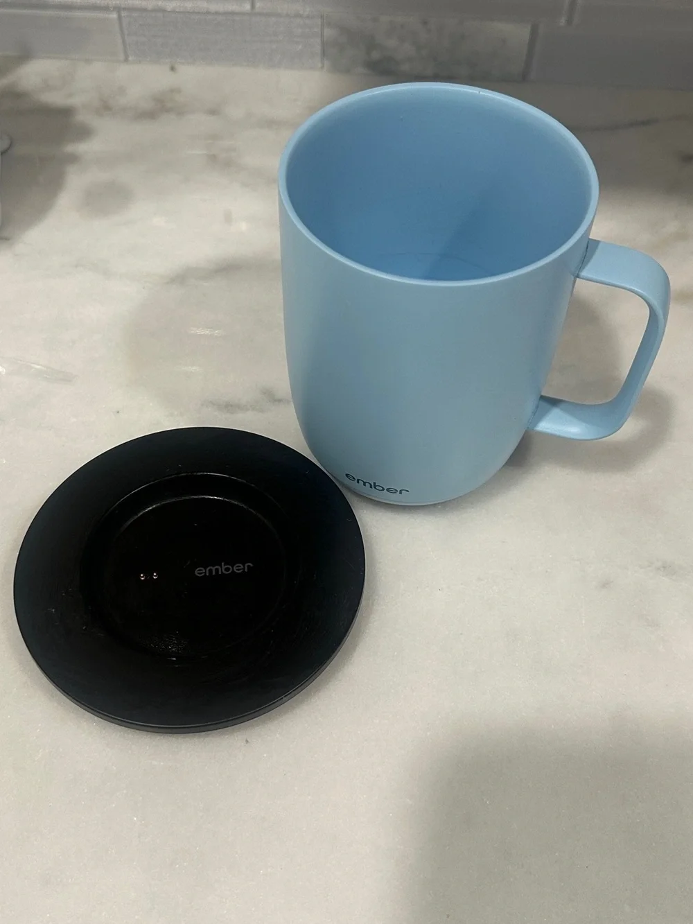 Ember 14oz MUG Temp. Control - Powder Blue - OPEN BOX - USED